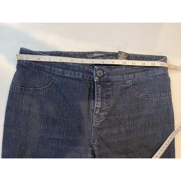 Tahari Womens Straight Leg Emma Jeans M8874200 Dark Wash Denim Blue Size 6 - Picture 5 of 10